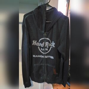 Hard Rock Cafe Manchester Charcoal Zip-Up